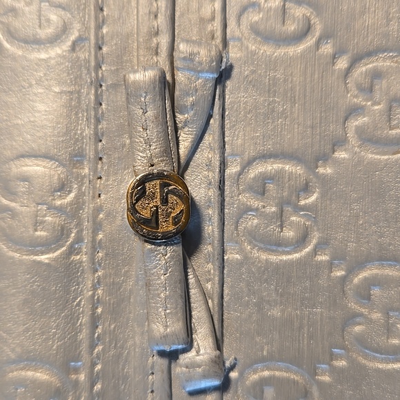 Gucci Guccissima Wallet Silver Metallic - Picture 12 of 12